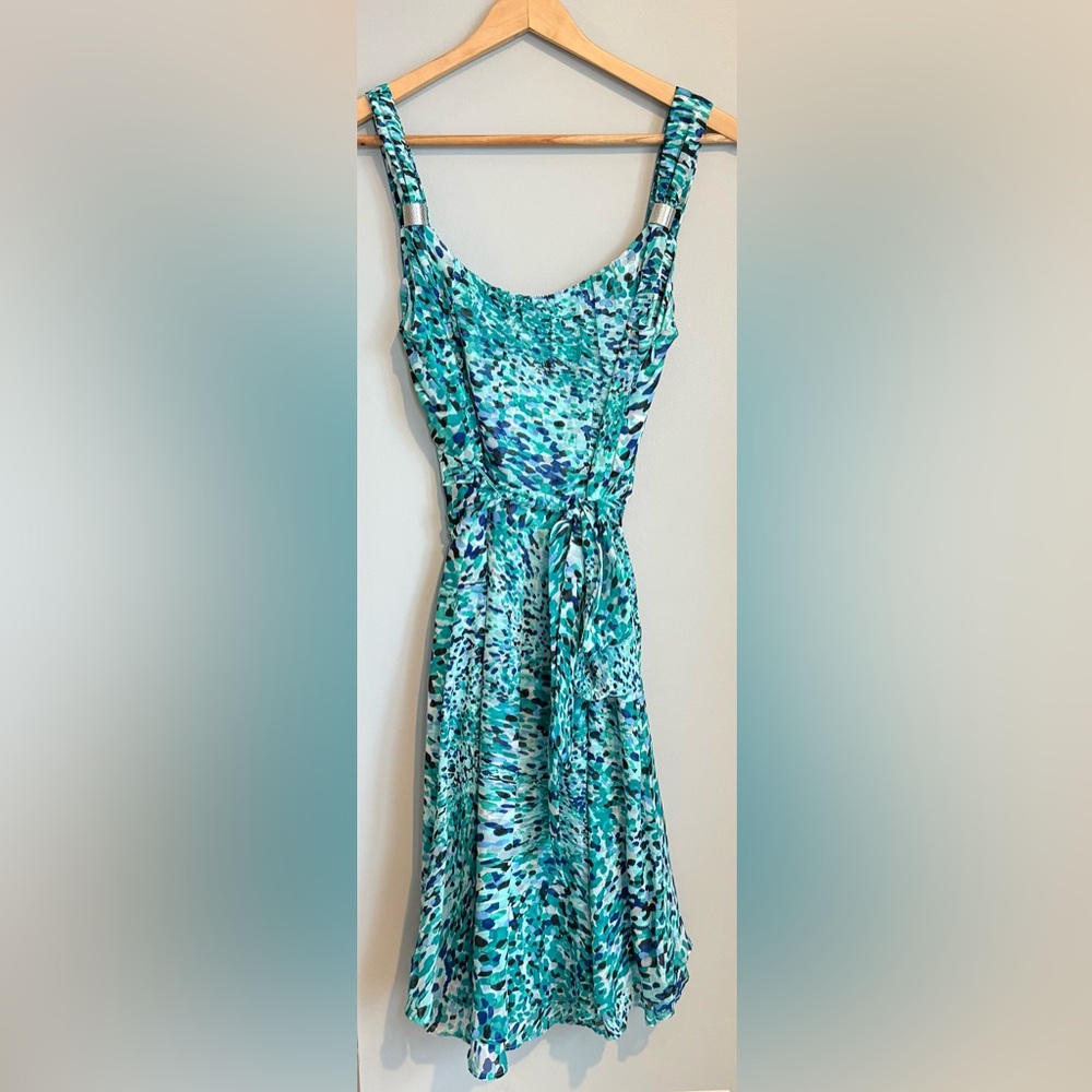 White House Black Market Teal Dress